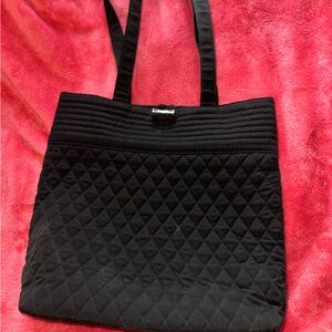 Vera Bradley Black Quilted Tote